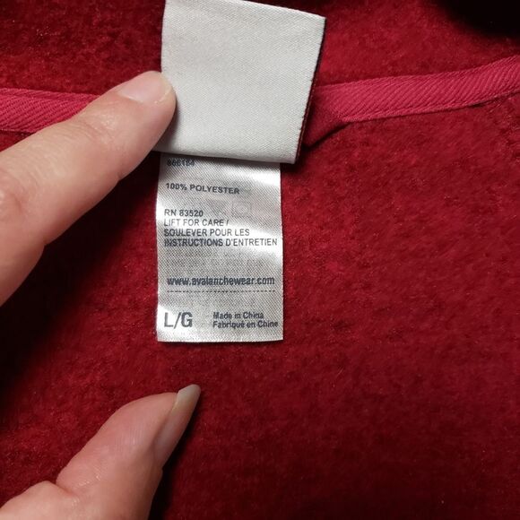 AVALANCHE Full Zip Sweater Jacket Size Large - Picture 7 of 10